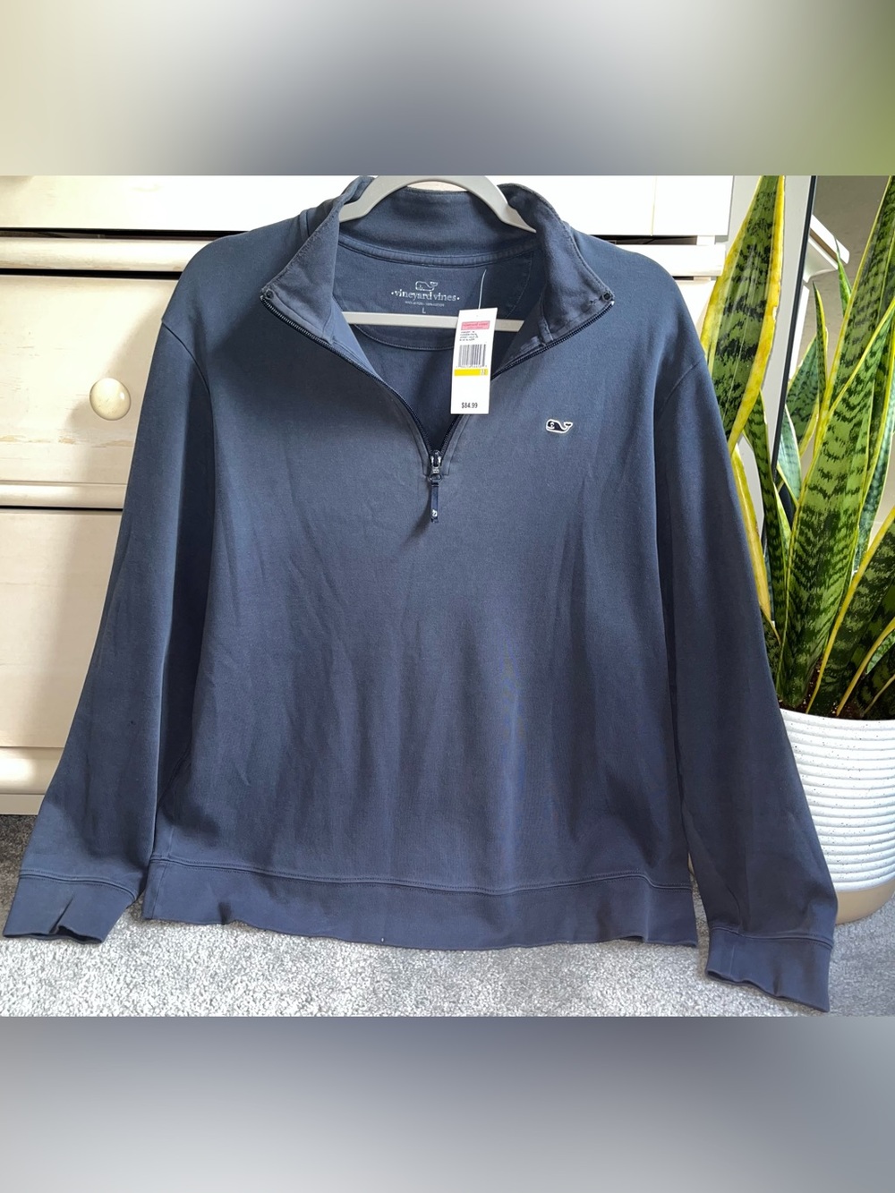 NWT Vineyard Vines Womenโs 1/4 Zip Pullover L